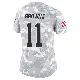 ＃11 Women's Tony Brown II Arctic Camo Limited Cleveland Browns 2024 Salute to Service Jersey