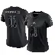 ＃11 Women's Tony Brown II Black Limited Cleveland Browns Reflective Jersey