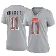 ＃11 Women's Tony Brown II Gray Game Cleveland Browns Atmosphere Fashion Jersey