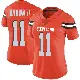 ＃11 Women's Tony Brown II Orange Limited Cleveland Browns Alternate Vapor Untouchable Jersey
