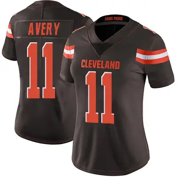 ＃11 Women's Tre Avery Brown Limited Cleveland Browns Team Color Vapor Untouchable Jersey
