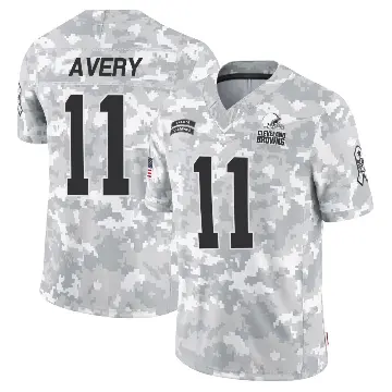 ＃11 Youth Tre Avery Arctic Camo Limited Cleveland Browns 2024 Salute to Service Jersey