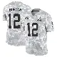 ＃12 Men's Denzel Boston Arctic Camo Limited Cleveland Browns 2024 Salute to Service Jersey
