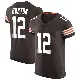 ＃12 Men's Denzel Boston Brown Elite Cleveland Browns Vapor Jersey