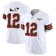 ＃12 Men's Denzel Boston White Limited Cleveland Browns Vapor 1946 Collection Alternate Jersey