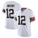 ＃12 Men's Denzel Boston White Limited Cleveland Browns Vapor Untouchable Jersey