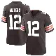 ＃12 Men's Rodney McLeod Jr. Brown Game Cleveland Browns Team Color Jersey