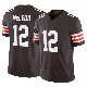 ＃12 Men's Rodney McLeod Jr. Brown Limited Cleveland Browns Vapor F.U.S.E. Jersey