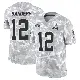 ＃12 Men's Shedeur Sanders Arctic Camo Limited Cleveland Browns 2024 Salute to Service Jersey