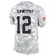 ＃12 Men's Shedeur Sanders Arctic Camo Limited Cleveland Browns 2024 Salute to Service Jersey