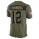 ＃12 Men's Shedeur Sanders Olive Limited Cleveland Browns 2025 Salute to Service Jersey