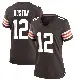 ＃12 Women's Denzel Boston Brown Game Cleveland Browns Team Color Jersey