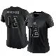 ＃12 Women's Rodney McLeod Jr. Black Limited Cleveland Browns Reflective Jersey