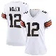 ＃12 Women's Rodney McLeod Jr. White Game Cleveland Browns Jersey