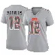 ＃12 Women's Shedeur Sanders Gray Game Cleveland Browns Atmosphere Fashion Jersey
