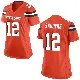 ＃12 Women's Shedeur Sanders Orange Game Cleveland Browns Alternate Jersey