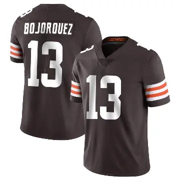 ＃13 Men's Corey Bojorquez Brown Limited Cleveland Browns Team Color Vapor Untouchable Jersey