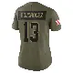 ＃13 Women's Corey Bojorquez Olive Limited Cleveland Browns 2025 Salute to Service Jersey