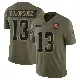 ＃13 Youth Corey Bojorquez Olive Limited Cleveland Browns 2025 Salute to Service Jersey