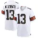 ＃13 Youth Corey Bojorquez White Game Cleveland Browns Jersey