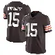 ＃15 Men's Charlie Whitehurst Brown Limited Cleveland Browns Team Color Vapor Untouchable Jersey