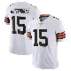 ＃15 Men's Charlie Whitehurst White Limited Cleveland Browns Vapor Untouchable Jersey