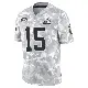 ＃15 Men's Taylen Green Arctic Camo Limited Cleveland Browns 2024 Salute to Service Jersey