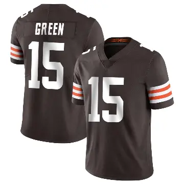 ＃15 Men's Taylen Green Brown Limited Cleveland Browns Team Color Vapor Untouchable Jersey