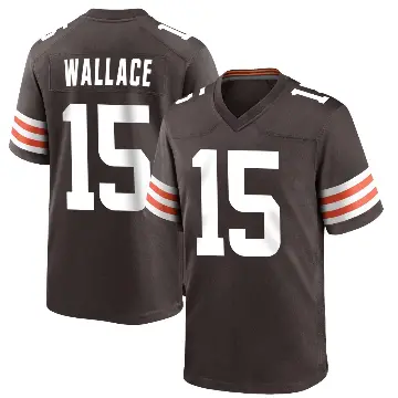 ＃15 Men's Tylan Wallace Brown Game Cleveland Browns Team Color Jersey