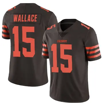 ＃15 Men's Tylan Wallace Brown Limited Cleveland Browns Color Rush Jersey