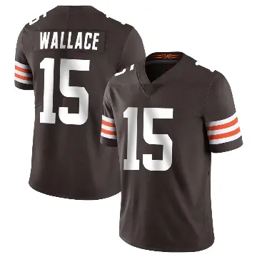 ＃15 Men's Tylan Wallace Brown Limited Cleveland Browns Team Color Vapor Untouchable Jersey