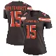 ＃15 Women's Charlie Whitehurst Brown Legend Cleveland Browns Jersey