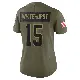 ＃15 Women's Charlie Whitehurst Olive Limited Cleveland Browns 2025 Salute to Service Jersey