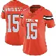 ＃15 Women's Charlie Whitehurst Orange Limited Cleveland Browns Alternate Vapor Untouchable Jersey