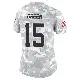 ＃15 Women's Taylen Green Arctic Camo Limited Cleveland Browns 2024 Salute to Service Jersey