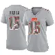 ＃15 Women's Taylen Green Gray Game Cleveland Browns Atmosphere Fashion Jersey