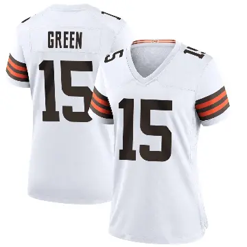 ＃15 Women's Taylen Green White Game Cleveland Browns Jersey