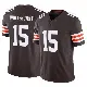 ＃15 Youth Charlie Whitehurst Brown Limited Cleveland Browns Vapor F.U.S.E. Jersey
