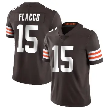 ＃15 Youth Joe Flacco Brown Limited Cleveland Browns Team Color Vapor Untouchable Jersey