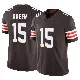 ＃15 Youth Taylen Green Brown Limited Cleveland Browns Vapor F.U.S.E. Jersey