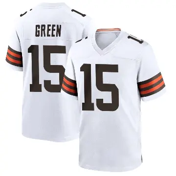 ＃15 Youth Taylen Green White Game Cleveland Browns Jersey