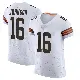 ＃16 Men's Diontae Johnson White Elite Cleveland Browns Vapor Jersey