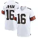 ＃16 Men's Diontae Johnson White Game Cleveland Browns Jersey