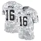 ＃16 Men's Isaiah Bond Arctic Camo Limited Cleveland Browns 2024 Salute to Service Jersey