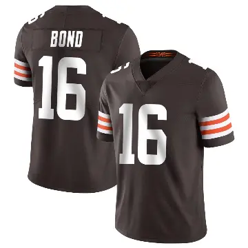 ＃16 Men's Isaiah Bond Brown Limited Cleveland Browns Team Color Vapor Untouchable Jersey