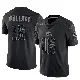 ＃16 Men's Tylan Wallace Black Limited Cleveland Browns Reflective Jersey