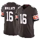 ＃16 Men's Tylan Wallace Brown Limited Cleveland Browns Vapor F.U.S.E. Jersey