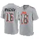 ＃16 Men's Tylan Wallace Gray Game Cleveland Browns Atmosphere Fashion Jersey
