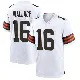 ＃16 Men's Tylan Wallace White Game Cleveland Browns Jersey