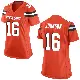＃16 Women's Diontae Johnson Orange Game Cleveland Browns Alternate Jersey